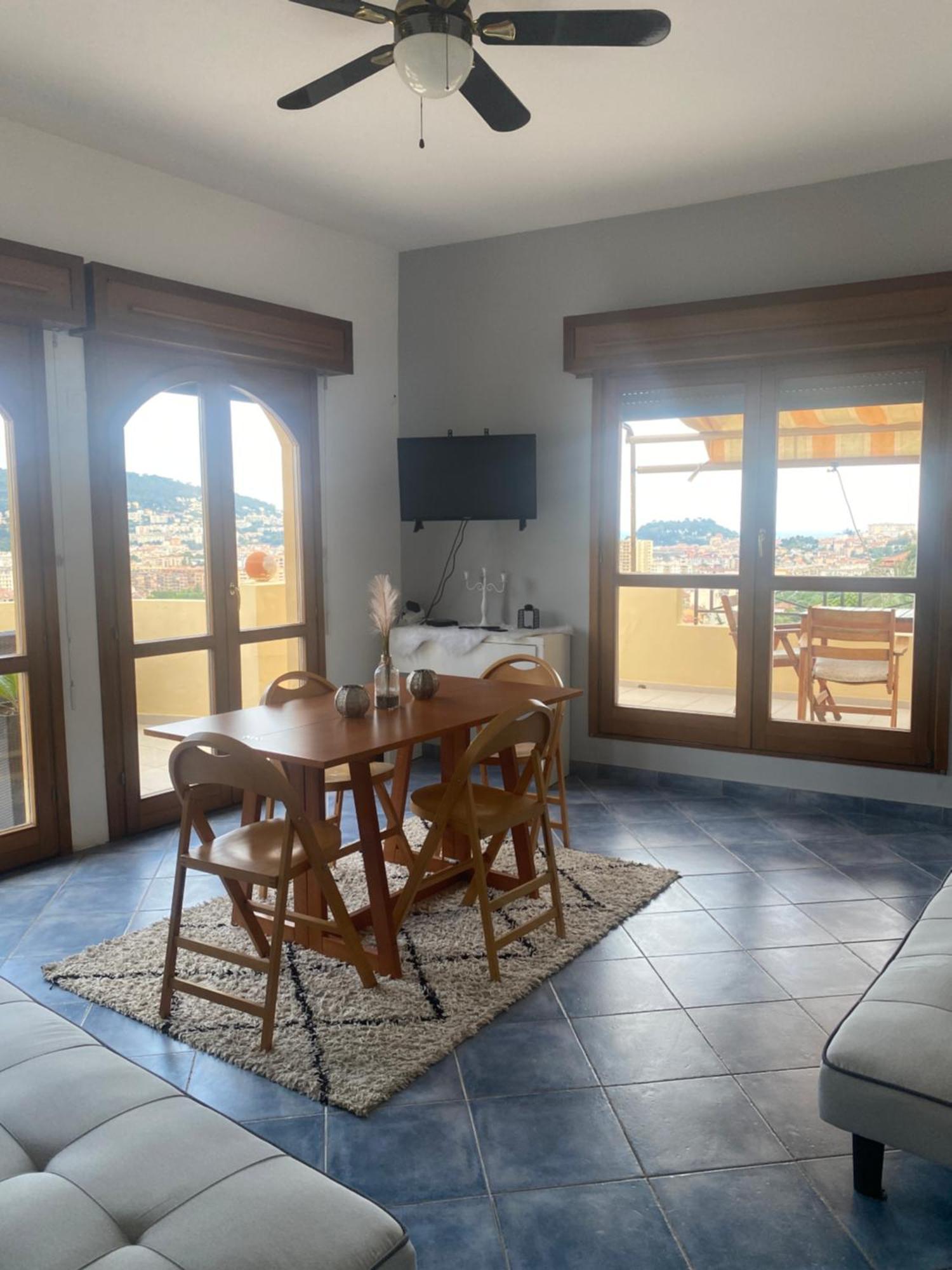 Appartement-Nice 01 Vue Mer - Panoramique Wifi-Parking Exteriér fotografie