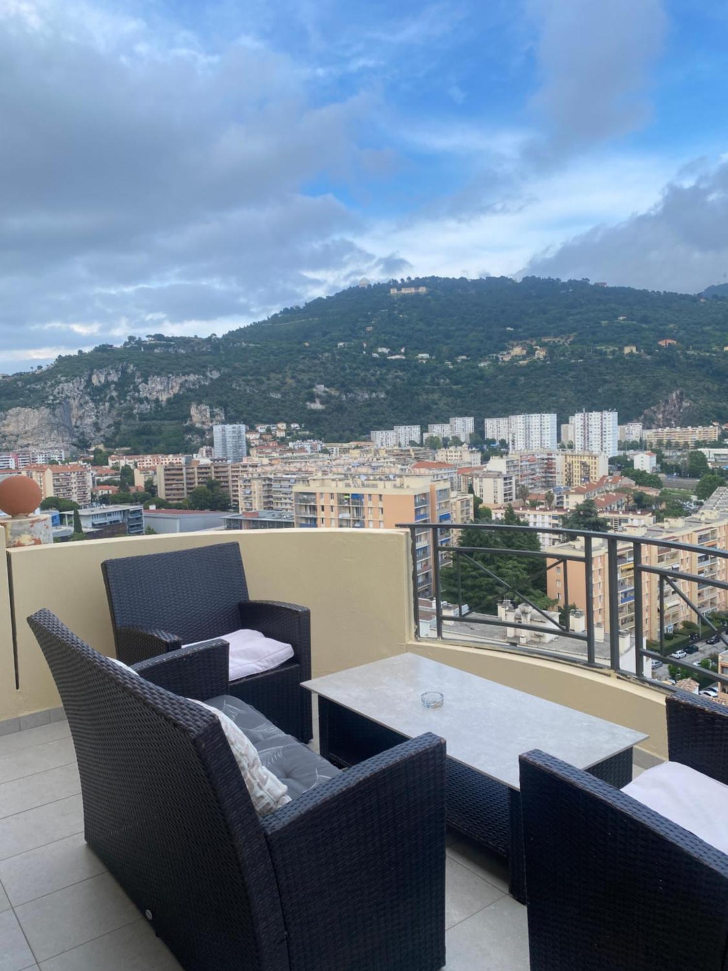 Appartement-Nice 01 Vue Mer - Panoramique Wifi-Parking Exteriér fotografie