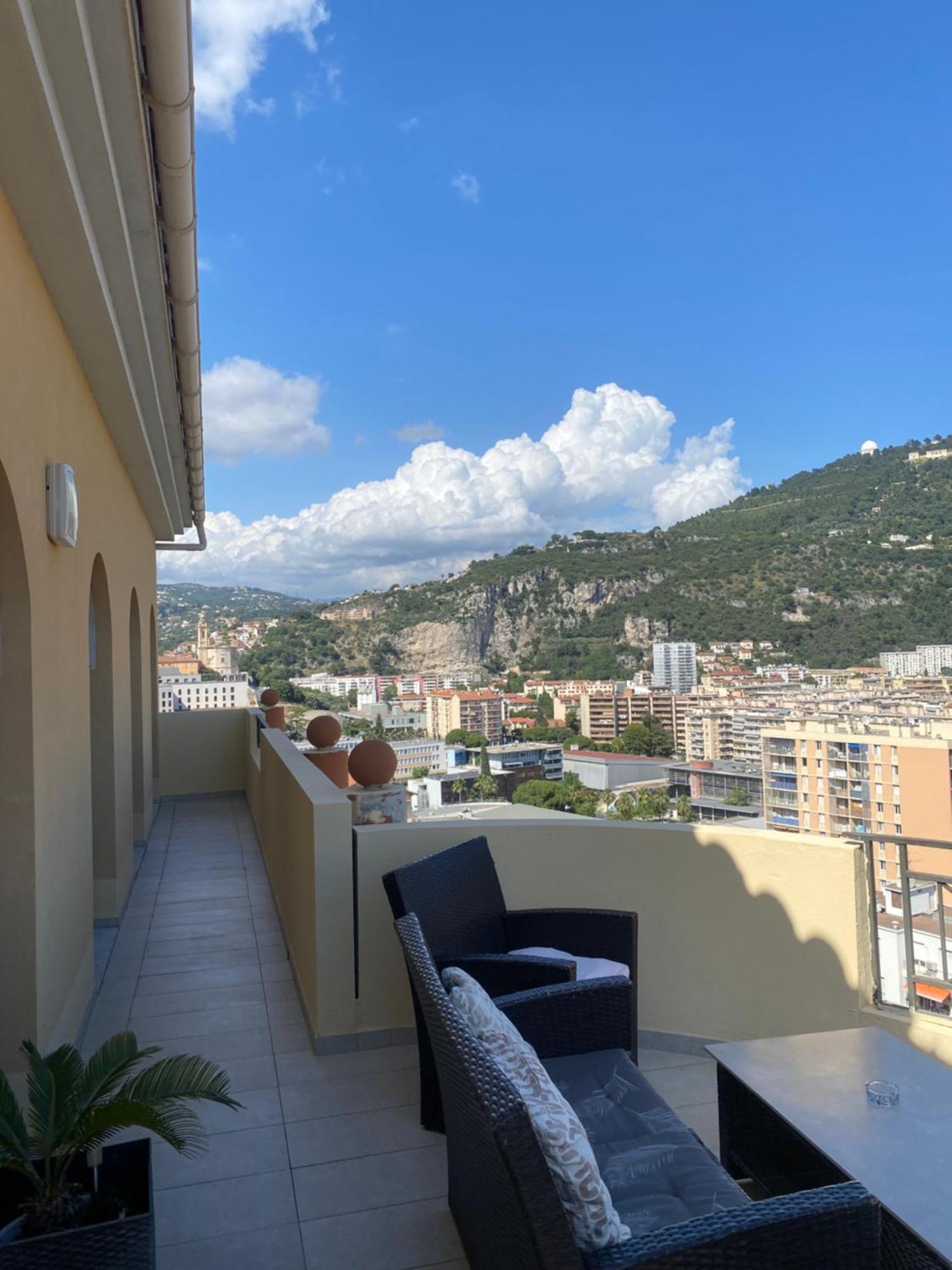 Appartement-Nice 01 Vue Mer - Panoramique Wifi-Parking Exteriér fotografie